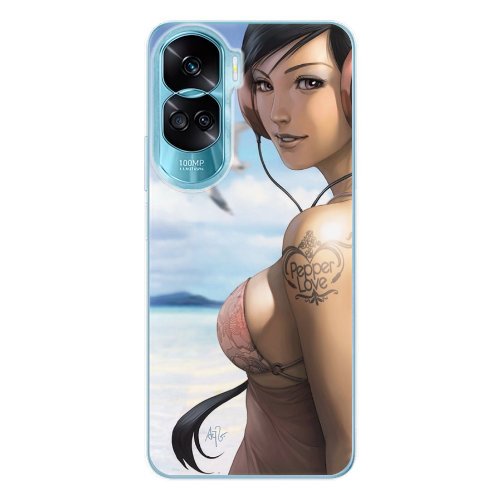 Odolné silikónové puzdro iSaprio - Girl 02 - Honor 90 Lite 5G