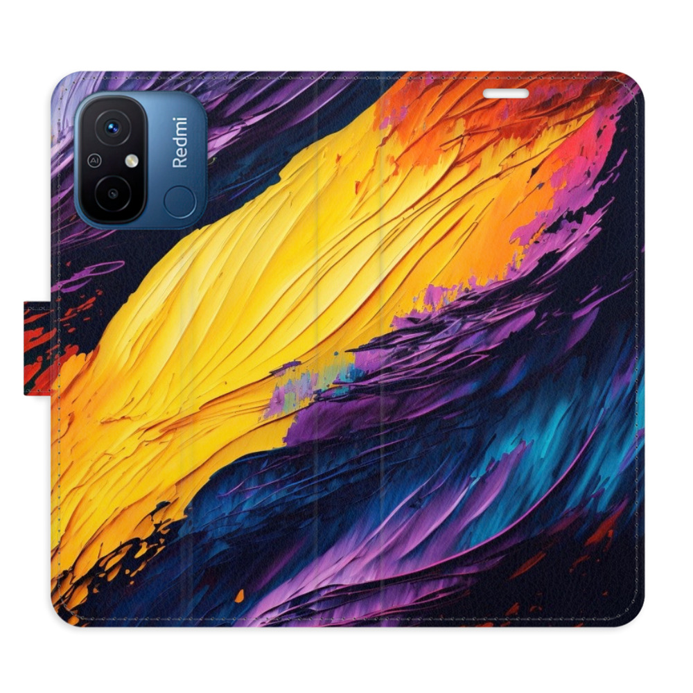 Flipové puzdro iSaprio - Fire Paint - Xiaomi Redmi 12C