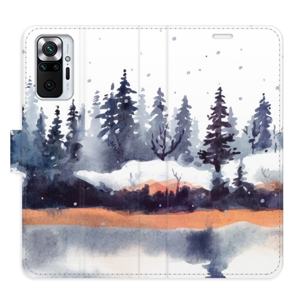 Flipové puzdro iSaprio - Winter 02 - Xiaomi Redmi Note 10 Pro