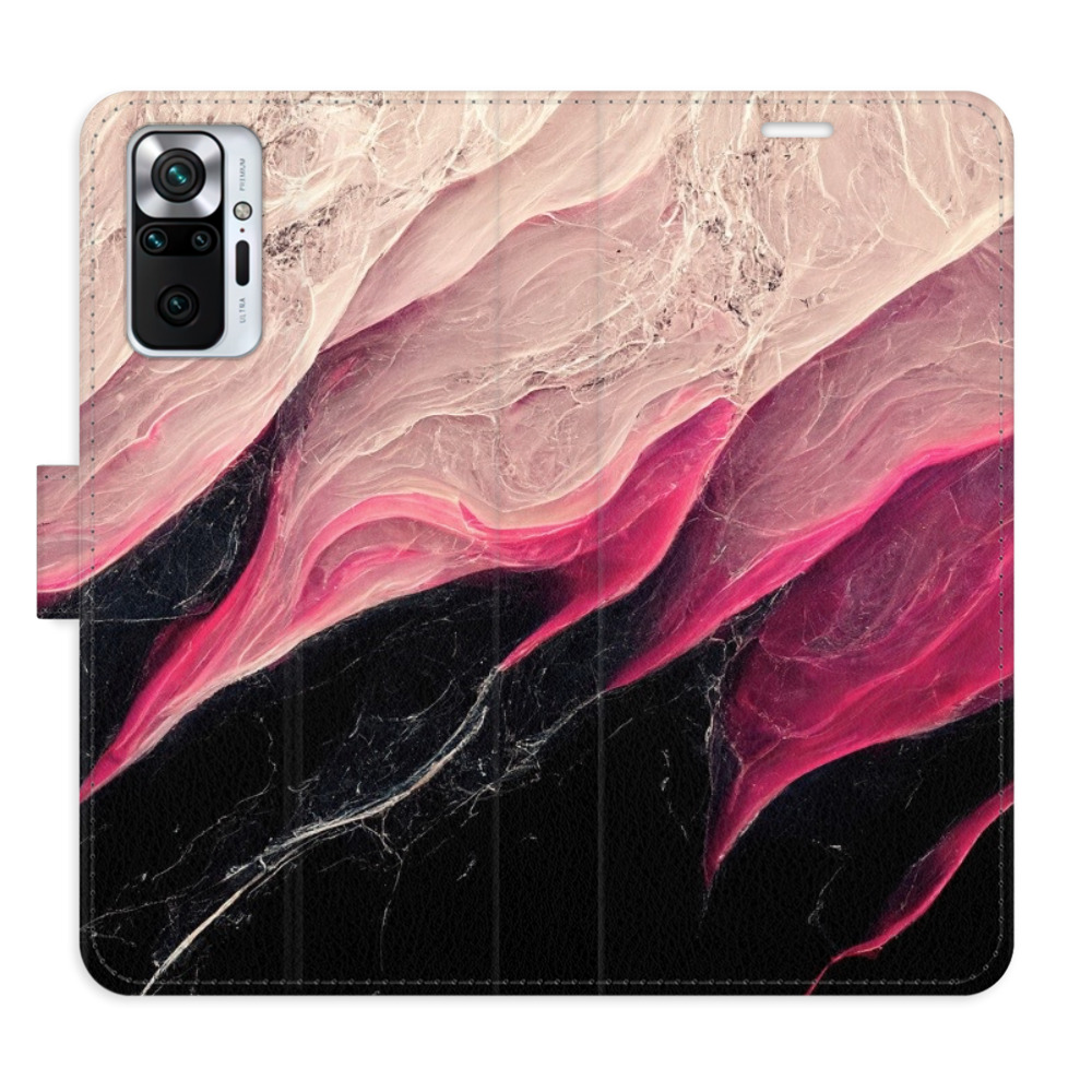 Flipové puzdro iSaprio - BlackPink Marble - Xiaomi Redmi Note 10 Pro