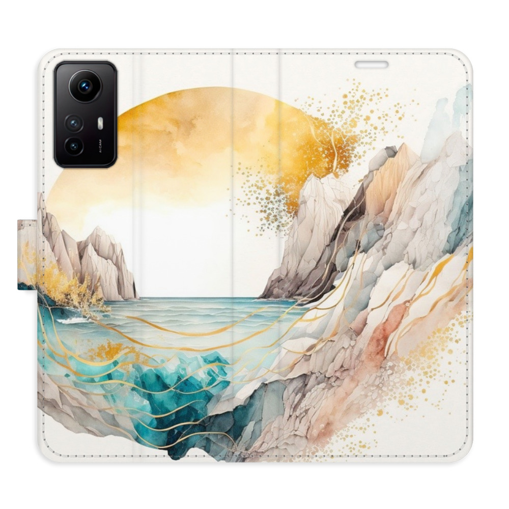 Flipové puzdro iSaprio - Winter in the Mountains - Xiaomi Redmi Note 12S