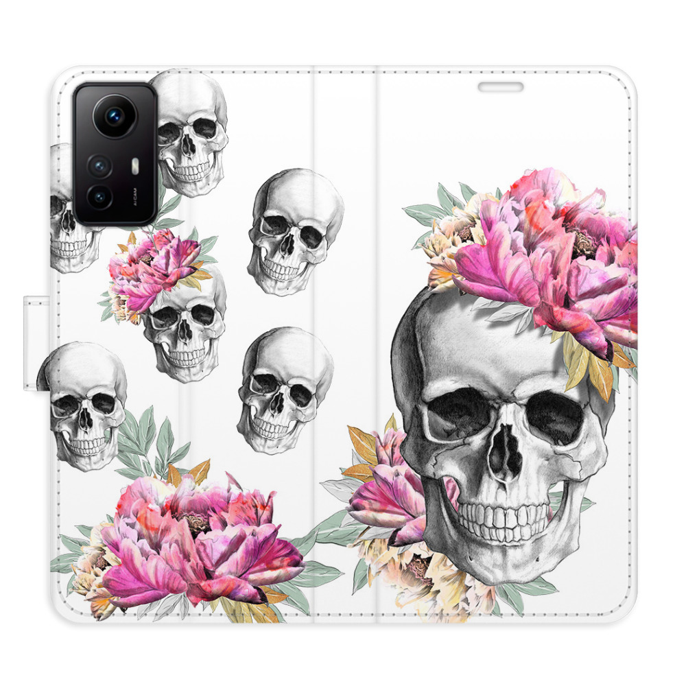 Flipové puzdro iSaprio - Crazy Skull - Xiaomi Redmi Note 12S