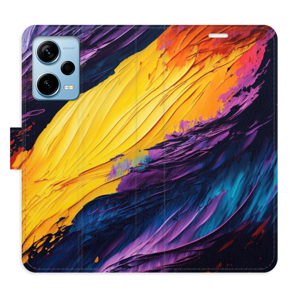 Flipové puzdro iSaprio - Fire Paint - Xiaomi Redmi Note 12 Pro+ 5G