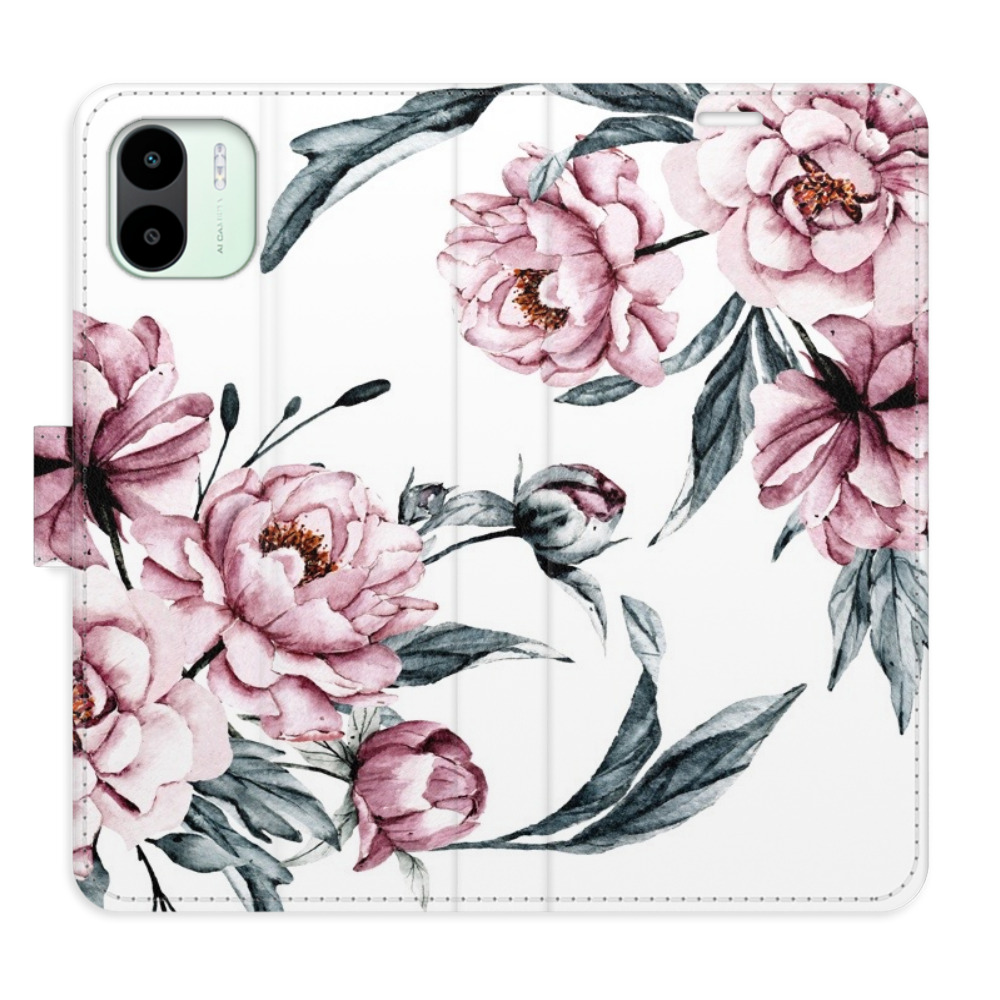 Flipové puzdro iSaprio - Pink Flowers - Xiaomi Redmi A1 / A2