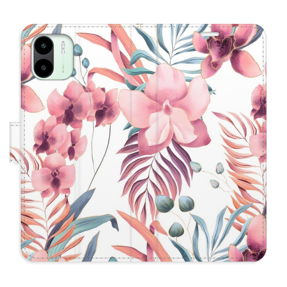Flipové puzdro iSaprio - Pink Flowers 02 - Xiaomi Redmi A1 / A2