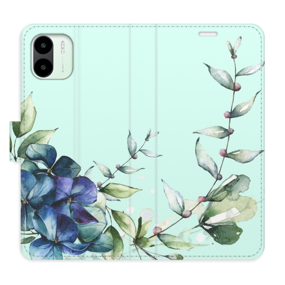 Flipové puzdro iSaprio - Blue Flowers - Xiaomi Redmi A1 / A2