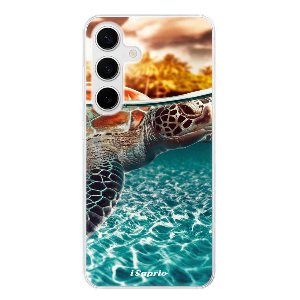 Odolné silikónové puzdro iSaprio - Turtle 01 - Samsung Galaxy S24