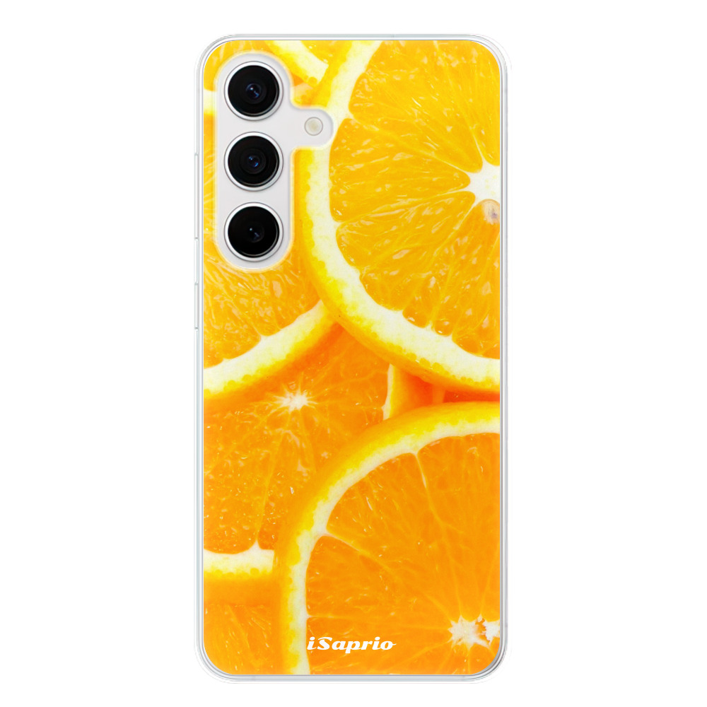 Odolné silikónové puzdro iSaprio - Orange 10 - Samsung Galaxy S24