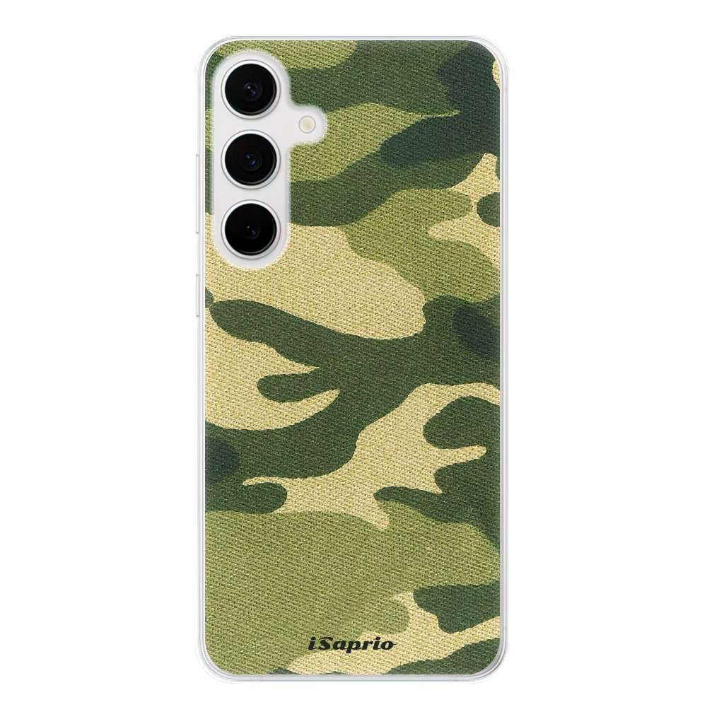 Odolné silikónové puzdro iSaprio - Green Camuflage 01 - Samsung Galaxy S24+
