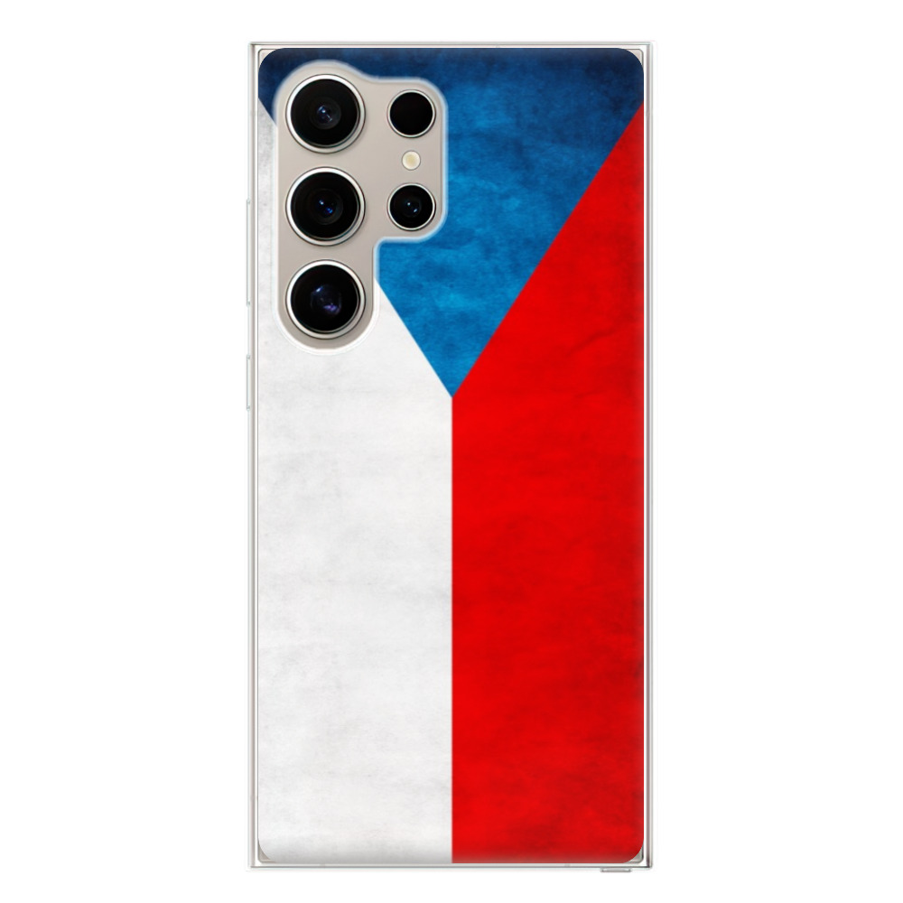 Odolné silikónové puzdro iSaprio - Czech Flag - Samsung Galaxy S24 Ultra