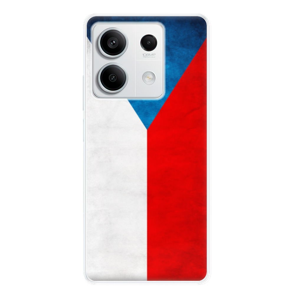 Odolné silikónové puzdro iSaprio - Czech Flag - Xiaomi Redmi Note 13 5G