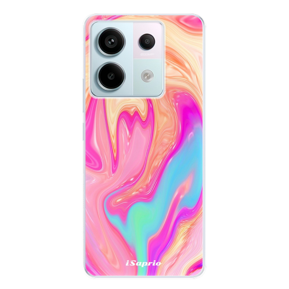 Odolné silikónové puzdro iSaprio - Orange Liquid - Xiaomi Redmi Note 13 Pro 5G / Poco X6 5G