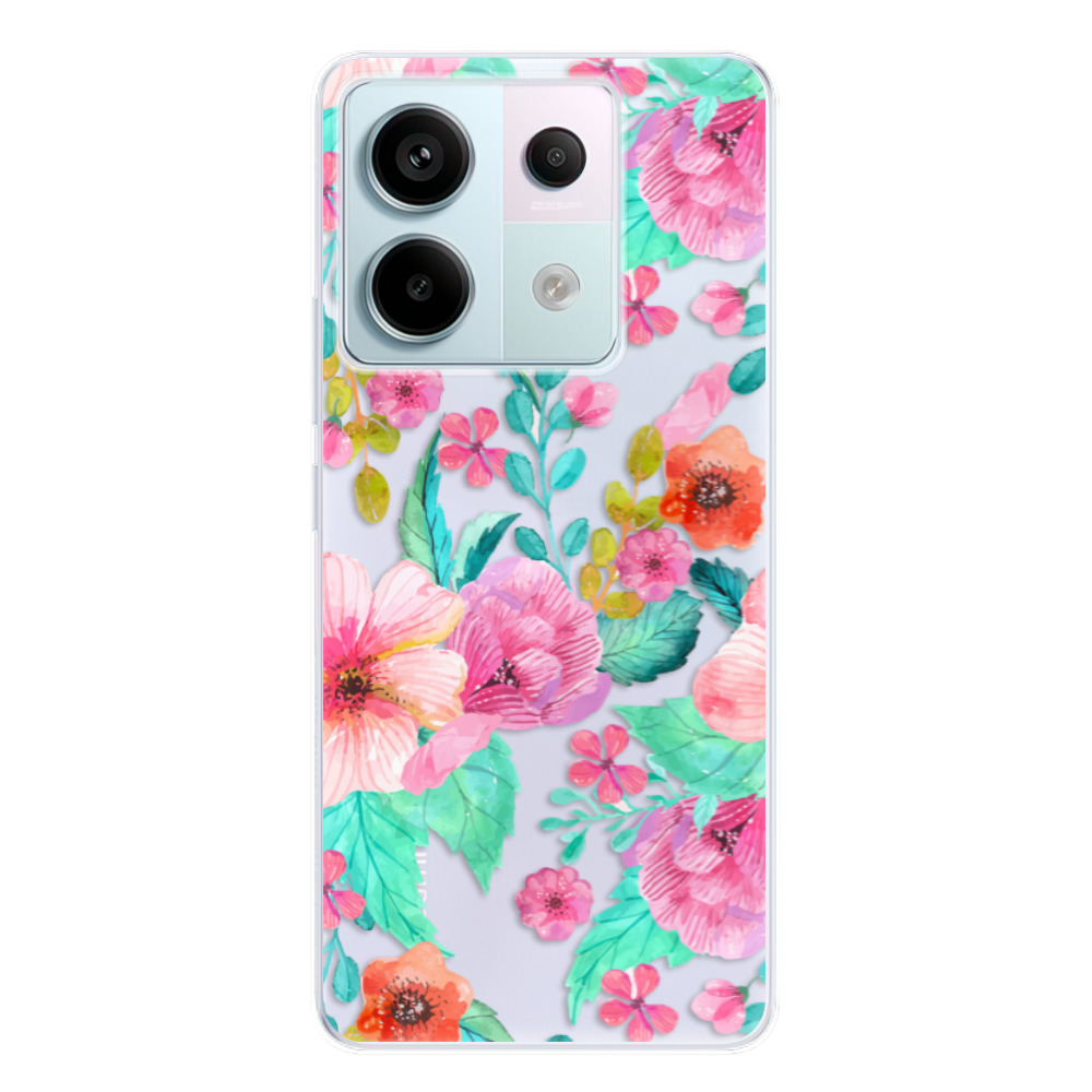 Odolné silikónové puzdro iSaprio - Flower Pattern 01 - Xiaomi Redmi Note 13 Pro 5G / Poco X6 5G