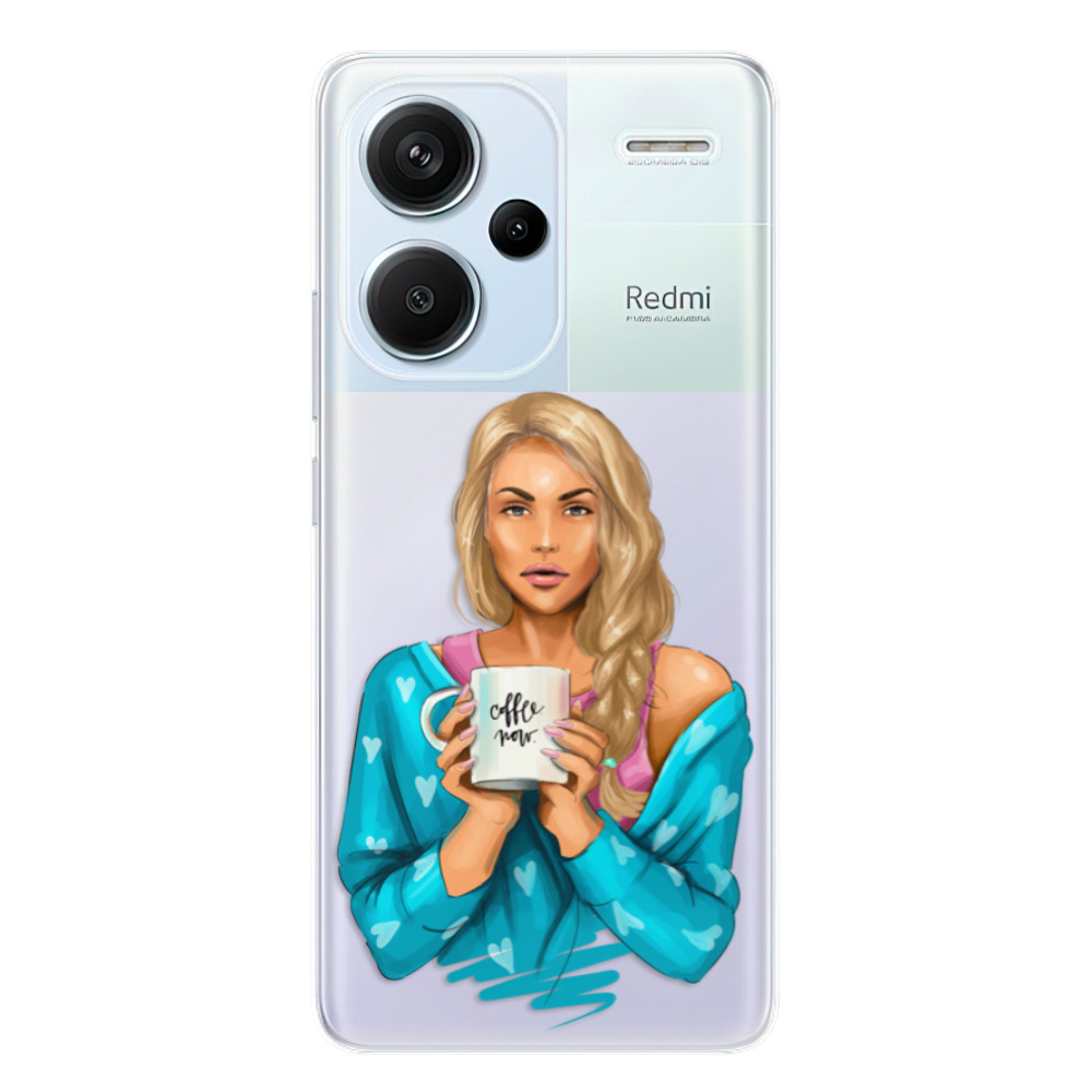 Odolné silikónové puzdro iSaprio - Coffe Now - Blond - Xiaomi Redmi Note 13 Pro+ 5G