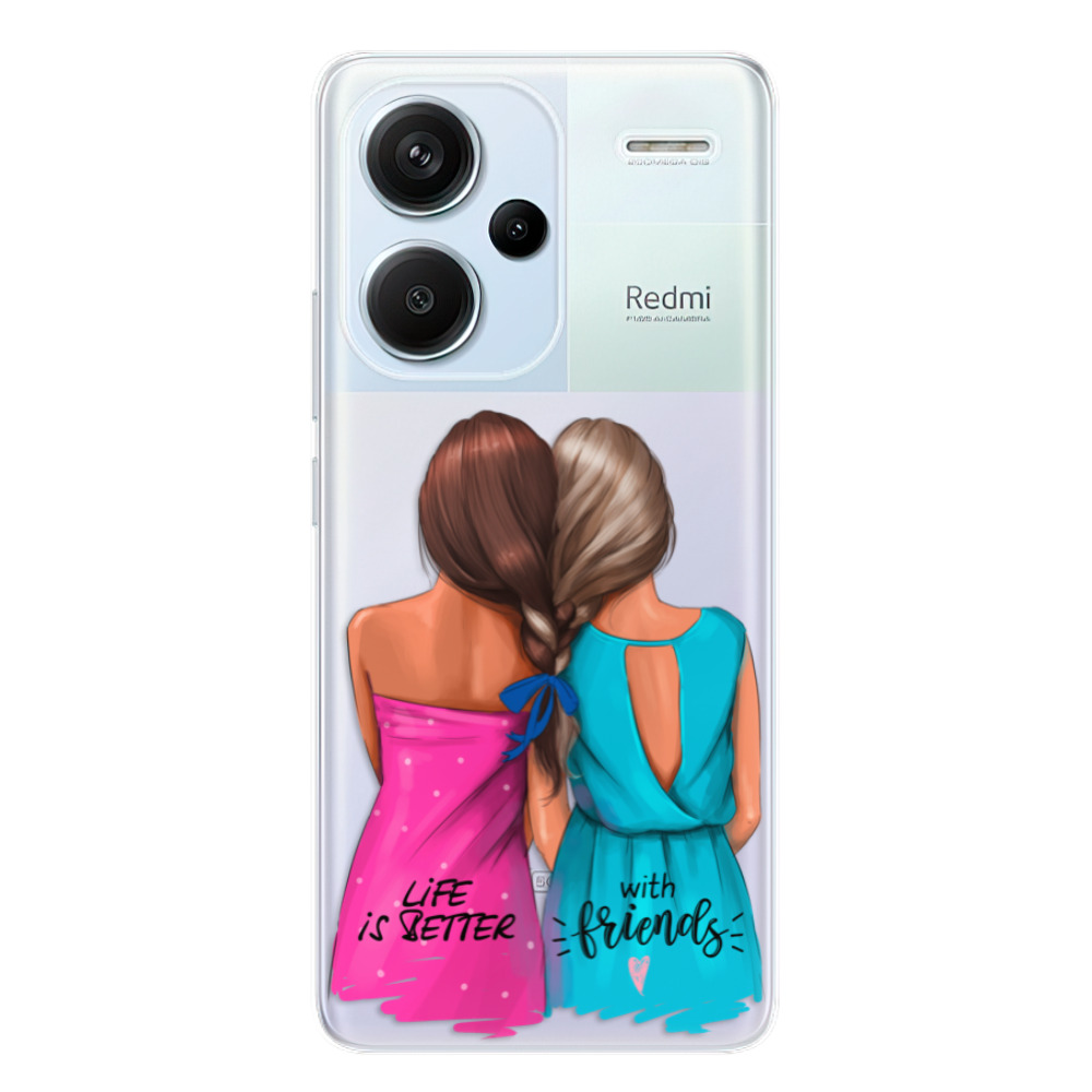 Odolné silikónové puzdro iSaprio - Best Friends - Xiaomi Redmi Note 13 Pro+ 5G