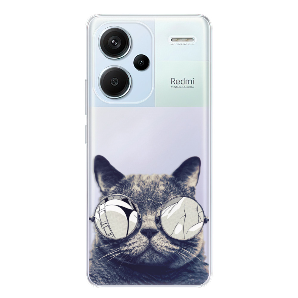 Odolné silikónové puzdro iSaprio - Crazy Cat 01 - Xiaomi Redmi Note 13 Pro+ 5G