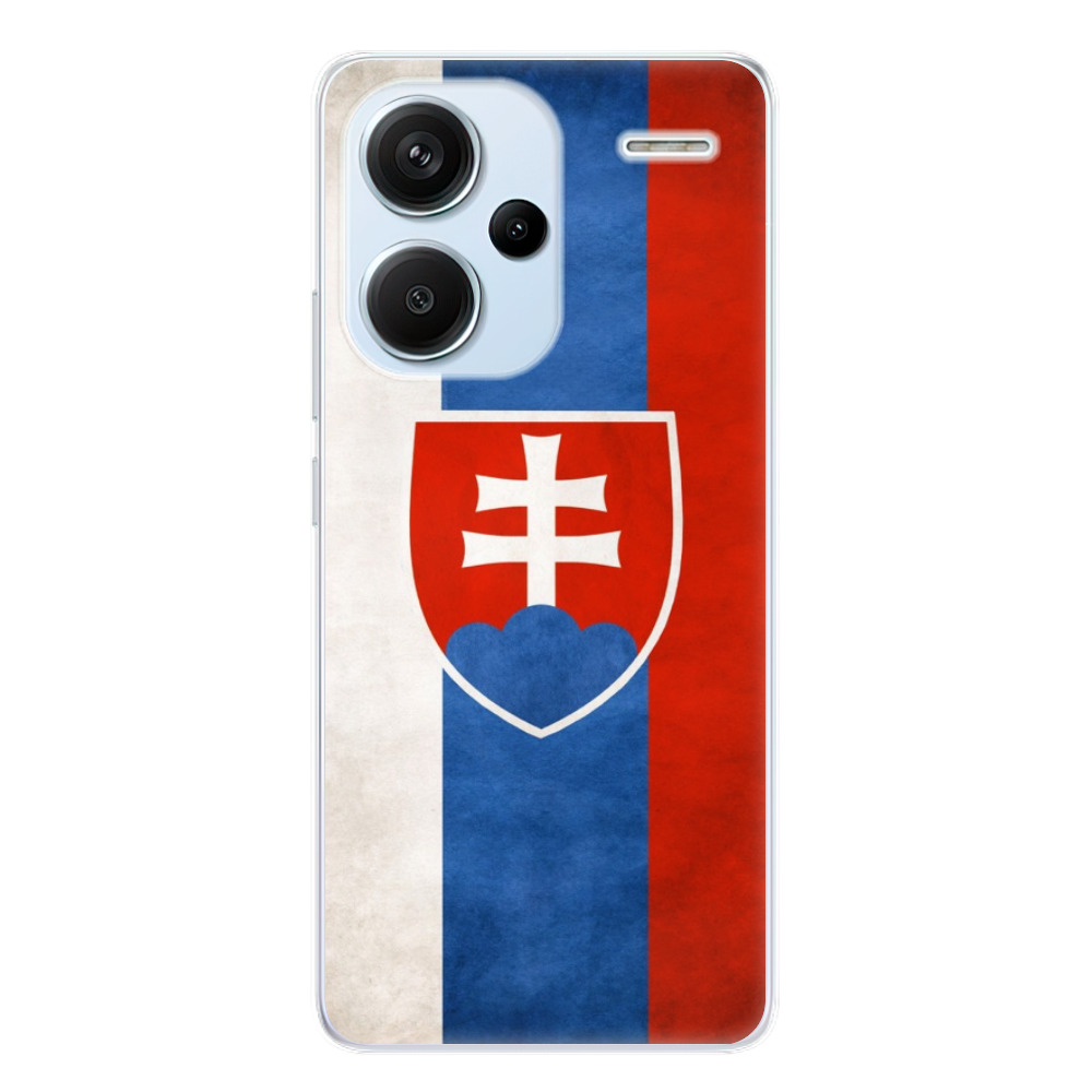 Odolné silikónové puzdro iSaprio - Slovakia Flag - Xiaomi Redmi Note 13 Pro+ 5G