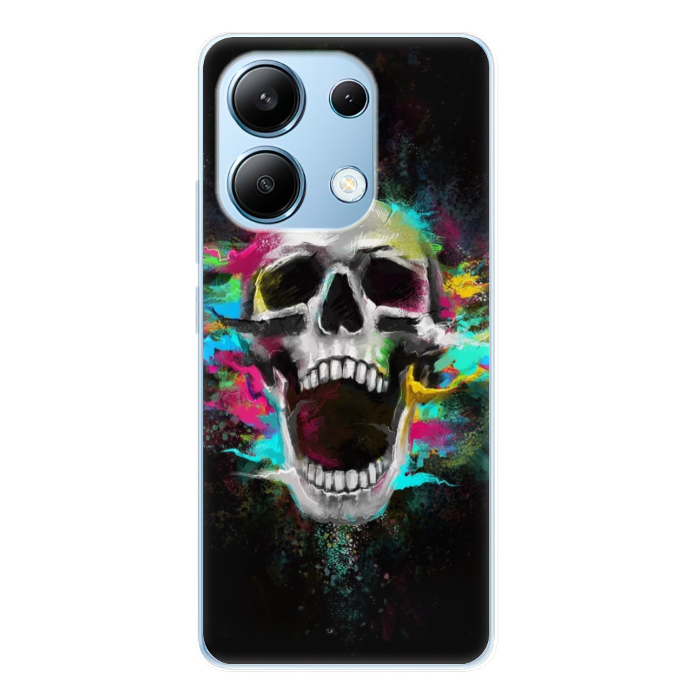 Odolné silikónové puzdro iSaprio - Skull in Colors - Xiaomi Redmi Note 13