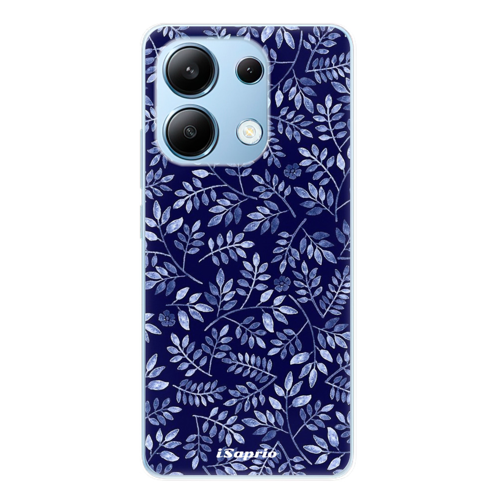 Odolné silikónové puzdro iSaprio - Blue Leaves 05 - Xiaomi Redmi Note 13