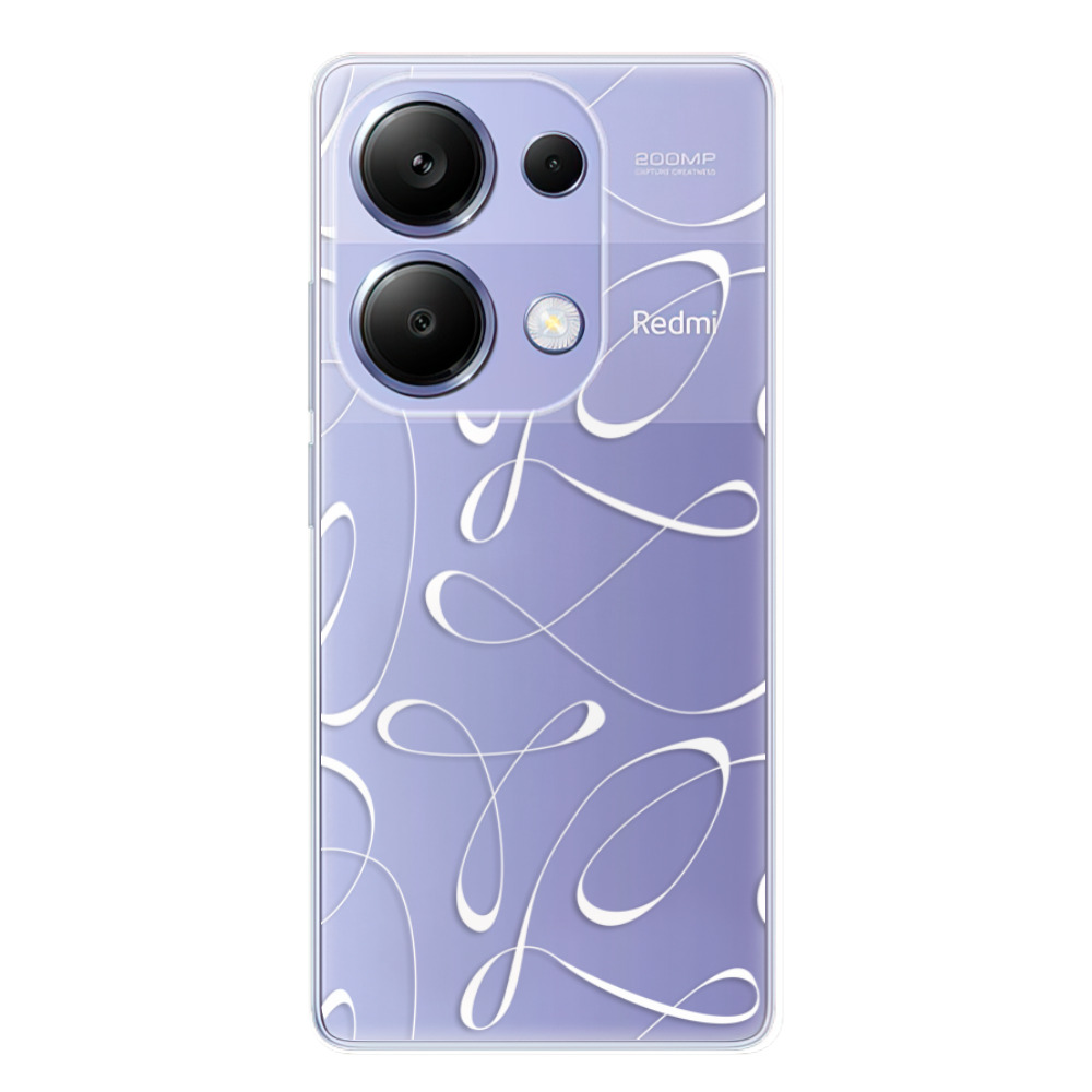 Odolné silikónové puzdro iSaprio - Fancy - white - Xiaomi Redmi Note 13 Pro