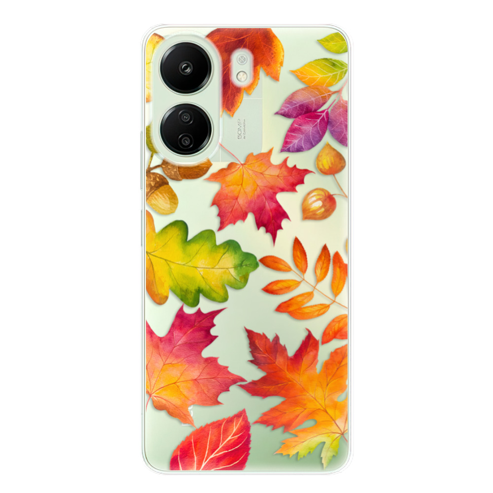 Odolné silikónové puzdro iSaprio - Autumn Leaves 01 - Xiaomi Redmi 13C