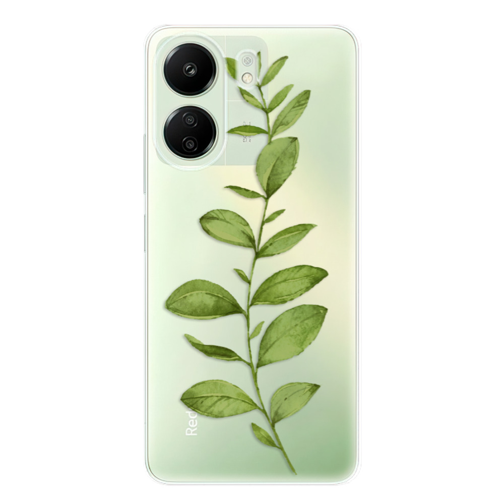 Odolné silikónové puzdro iSaprio - Green Plant 01 - Xiaomi Redmi 13C