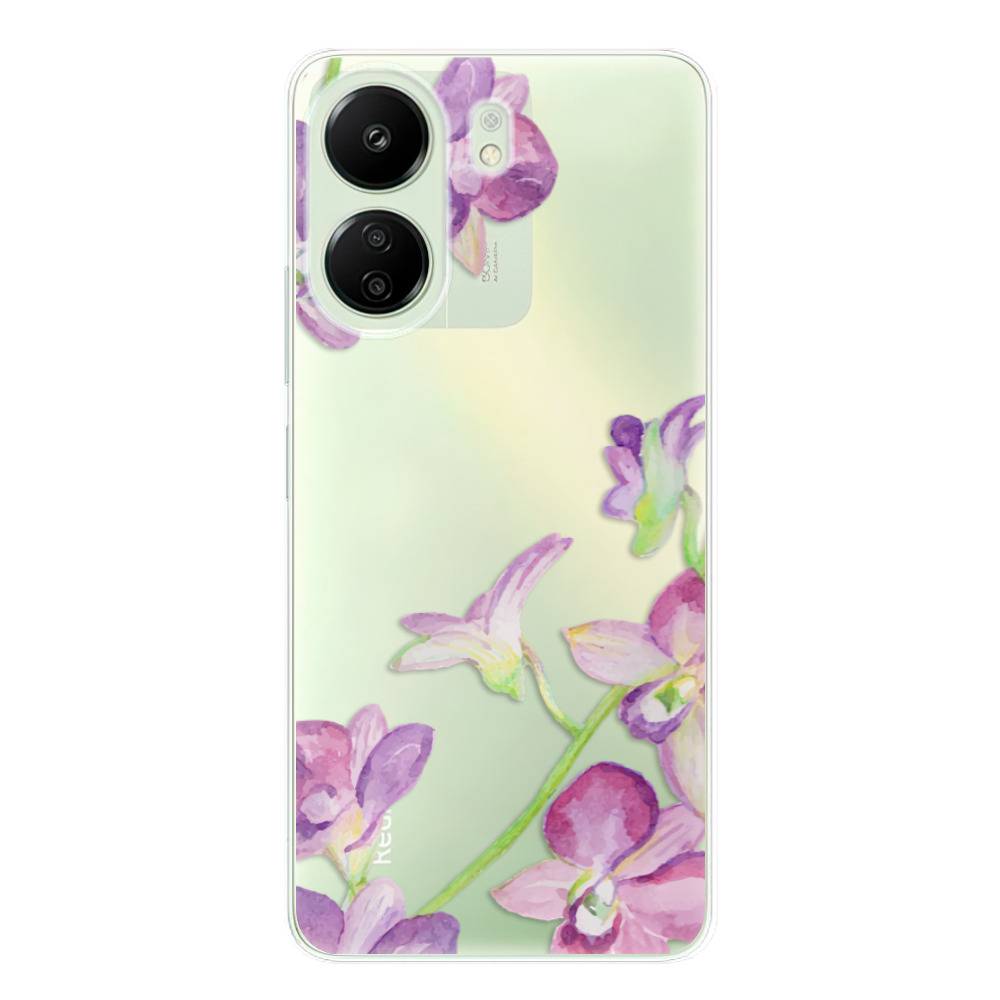 Odolné silikónové puzdro iSaprio - Purple Orchid - Xiaomi Redmi 13C