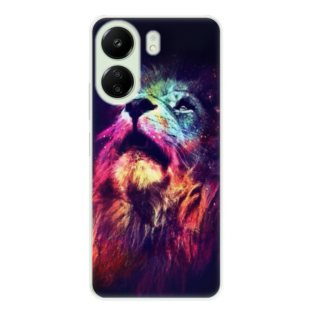 Odolné silikónové puzdro iSaprio - Lion in Colors - Xiaomi Redmi 13C