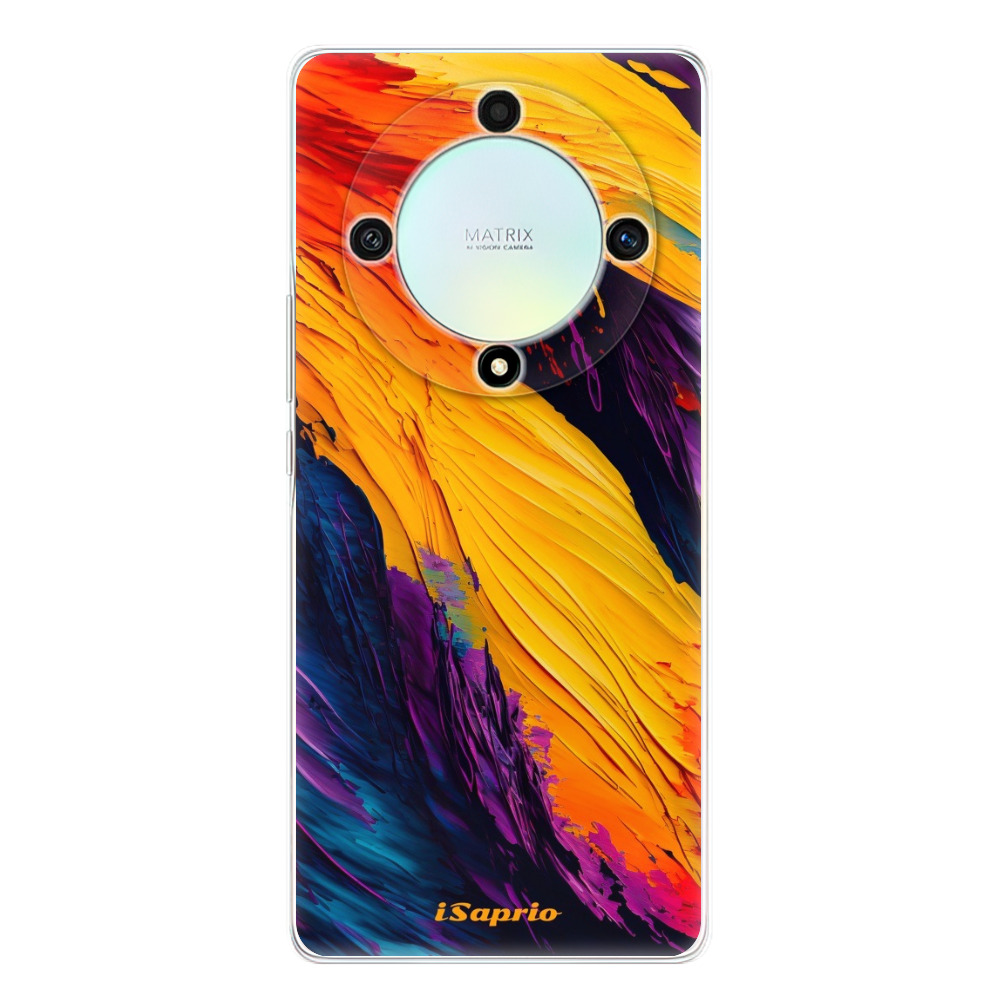 Odolné silikónové puzdro iSaprio - Orange Paint - Honor Magic5 Lite 5G