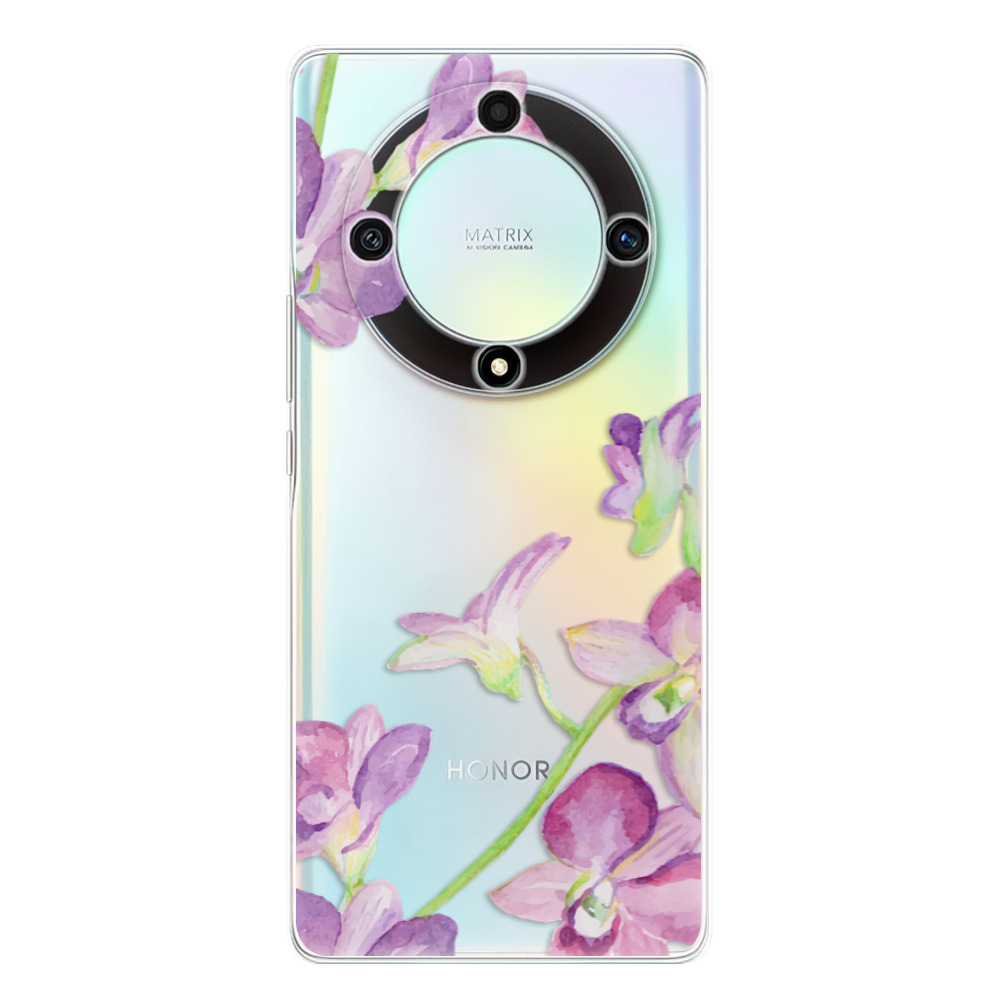 Odolné silikónové puzdro iSaprio - Purple Orchid - Honor Magic5 Lite 5G