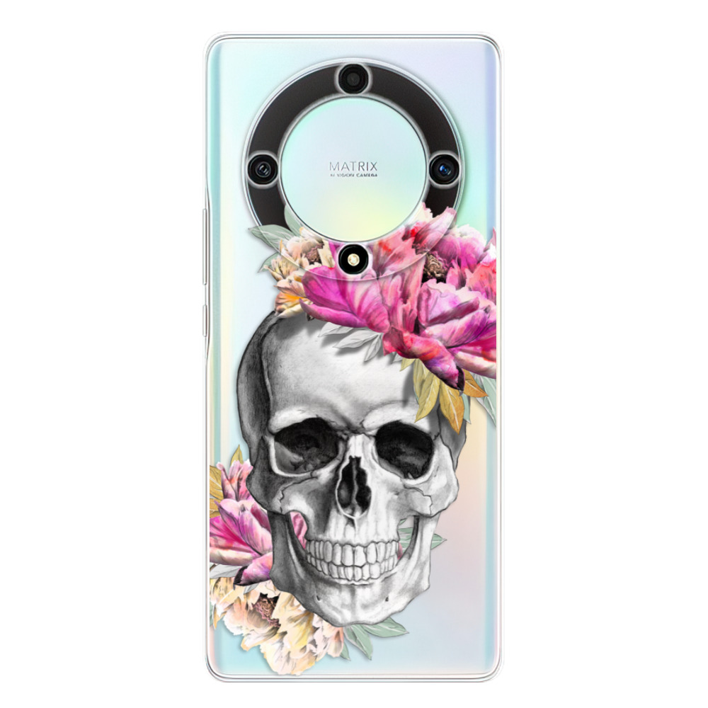 Odolné silikónové puzdro iSaprio - Pretty Skull - Honor Magic5 Lite 5G