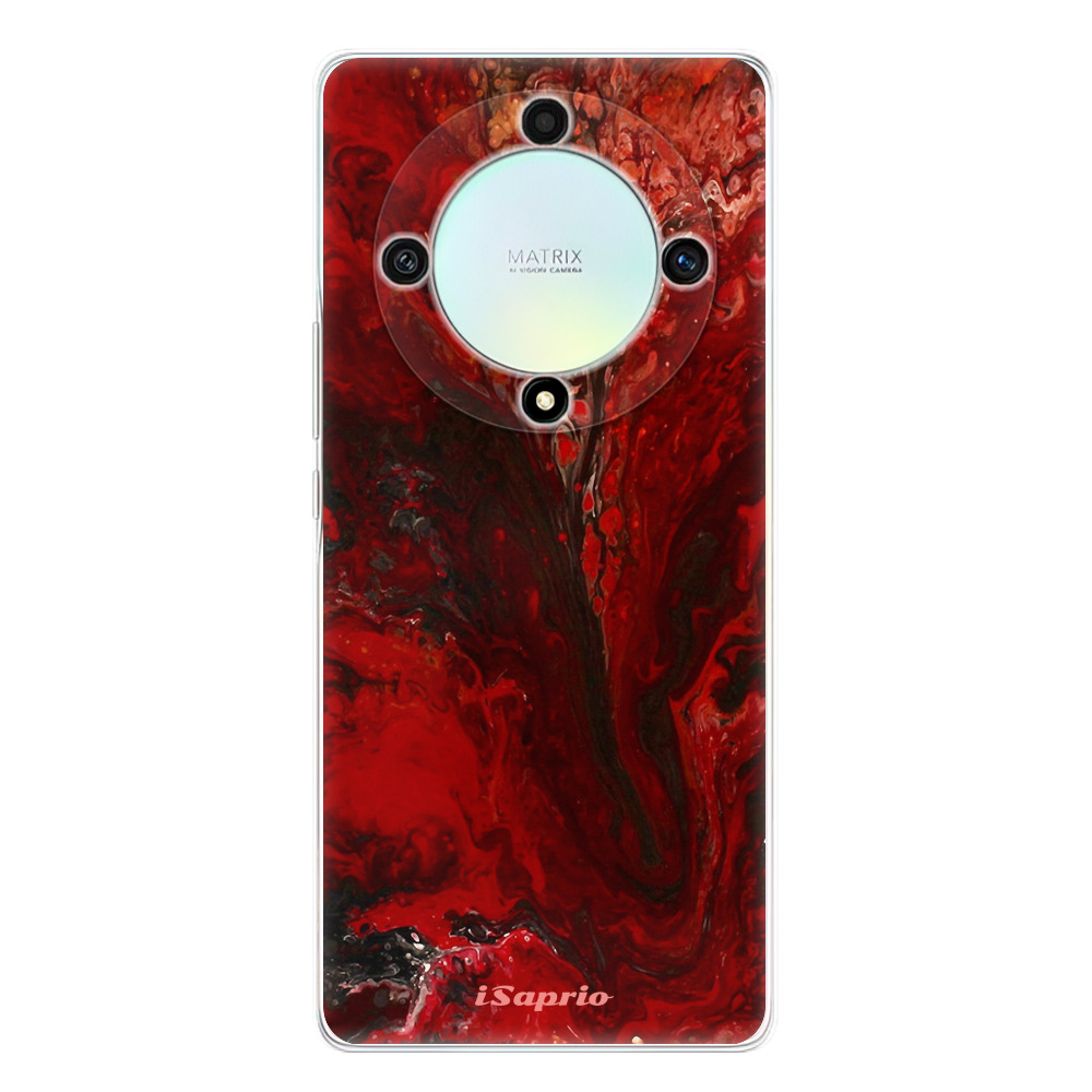 Odolné silikónové puzdro iSaprio - RedMarble 17 - Honor Magic5 Lite 5G
