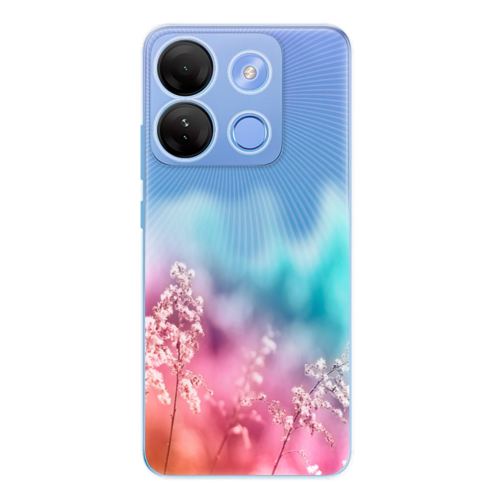 Odolné silikónové puzdro iSaprio - Rainbow Grass - Infinix Smart 7