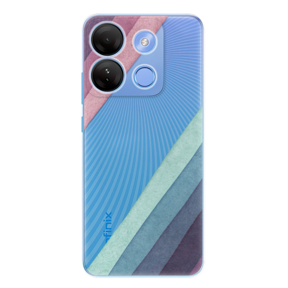Odolné silikónové puzdro iSaprio - Glitter Stripes 01 - Infinix Smart 7