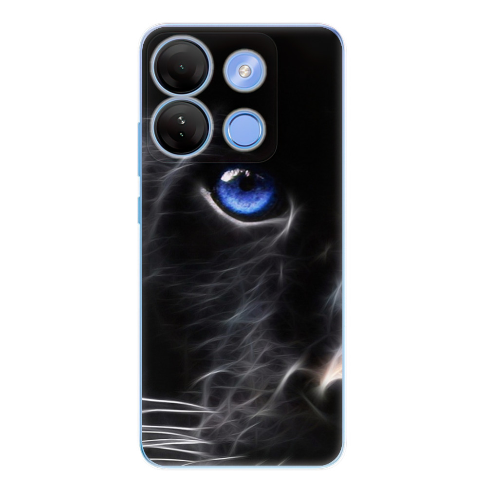 Odolné silikónové puzdro iSaprio - Black Puma - Infinix Smart 7