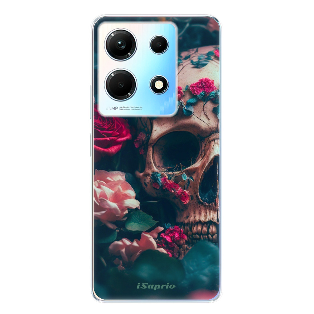 Odolné silikónové puzdro iSaprio - Skull in Roses - Infinix Note 30