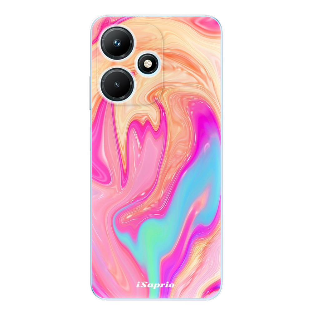 Odolné silikónové puzdro iSaprio - Orange Liquid - Infinix Hot 30i