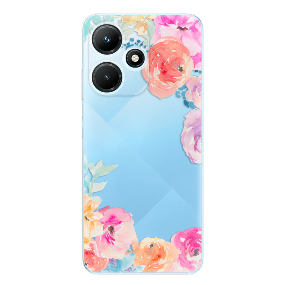 Odolné silikónové puzdro iSaprio - Flower Brush - Infinix Hot 30i