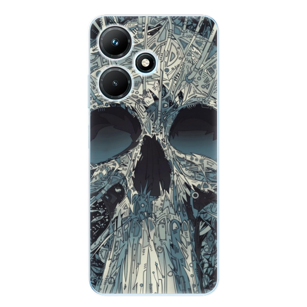 Odolné silikónové puzdro iSaprio - Abstract Skull - Infinix Hot 30i