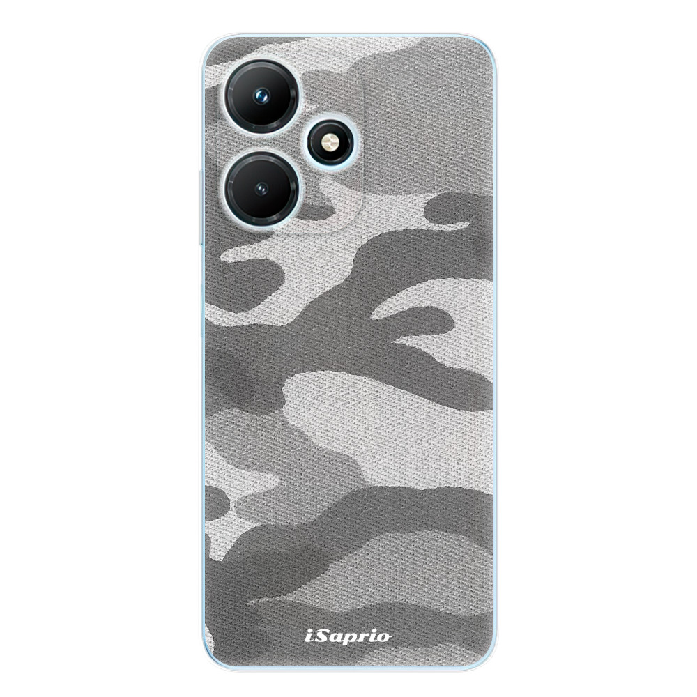 Odolné silikónové puzdro iSaprio - Gray Camuflage 02 - Infinix Hot 30i