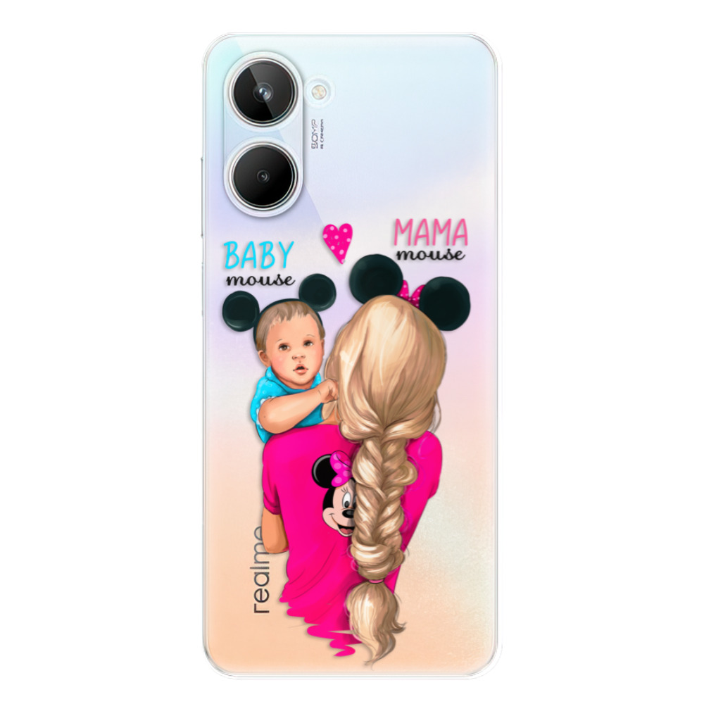 Odolné silikónové puzdro iSaprio - Mama Mouse Blonde and Boy - Realme 10