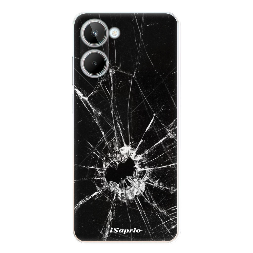 Odolné silikónové puzdro iSaprio - Broken Glass 10 - Realme 10