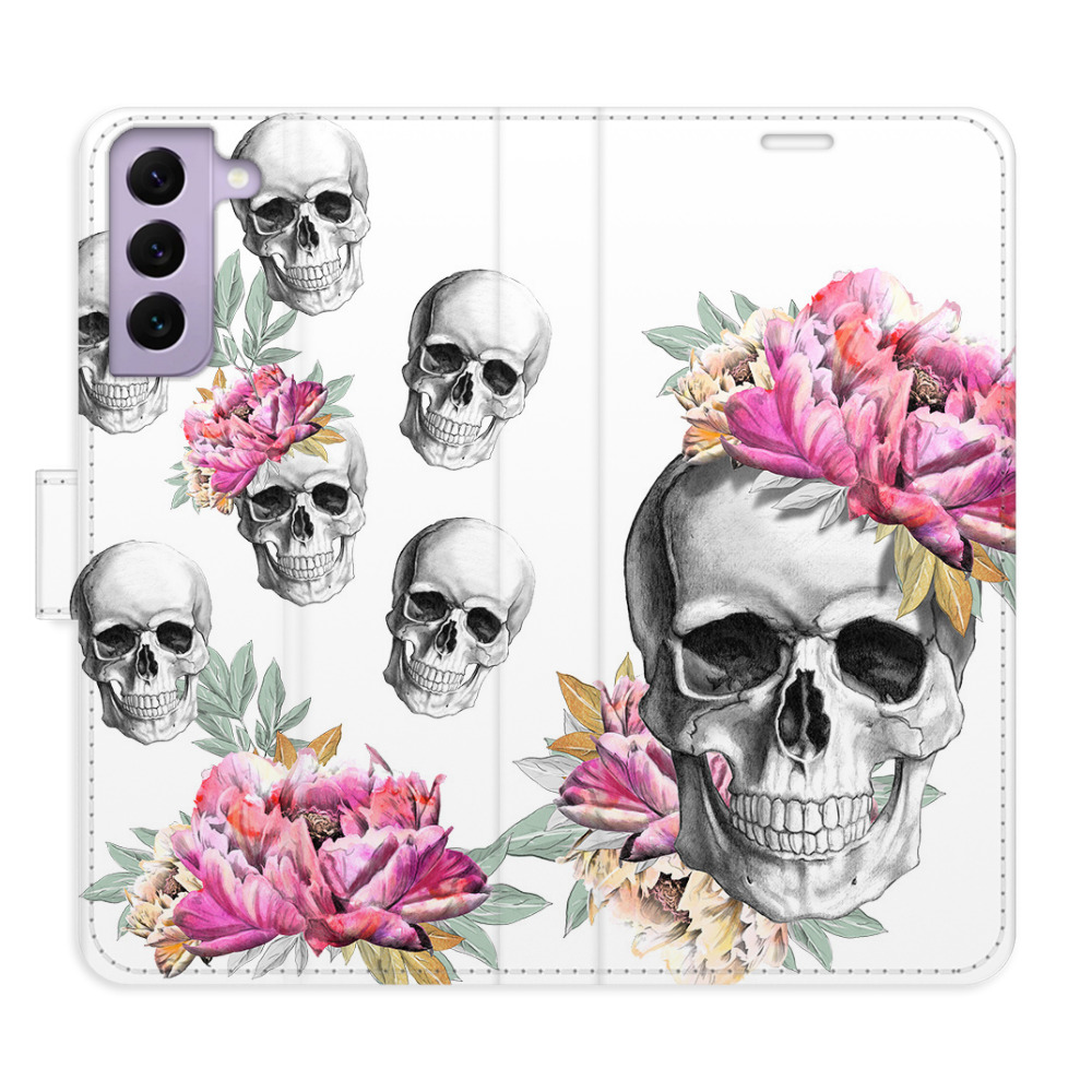 Flipové puzdro iSaprio - Crazy Skull - Samsung Galaxy S22 5G