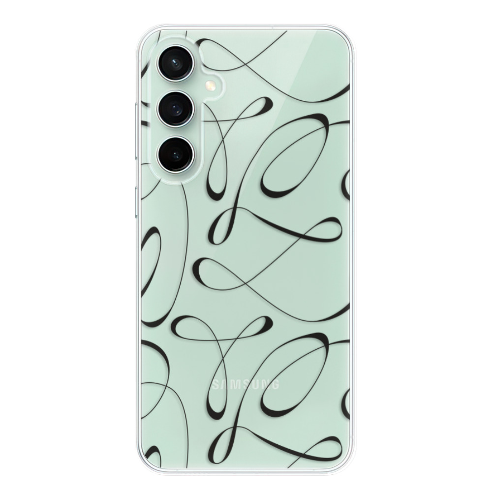 Odolné silikónové puzdro iSaprio - Fancy - black - Samsung Galaxy S23 FE