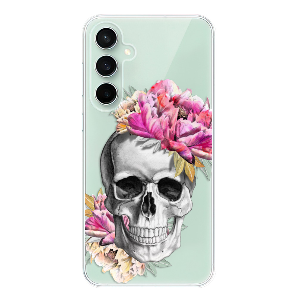 Odolné silikónové puzdro iSaprio - Pretty Skull - Samsung Galaxy S23 FE