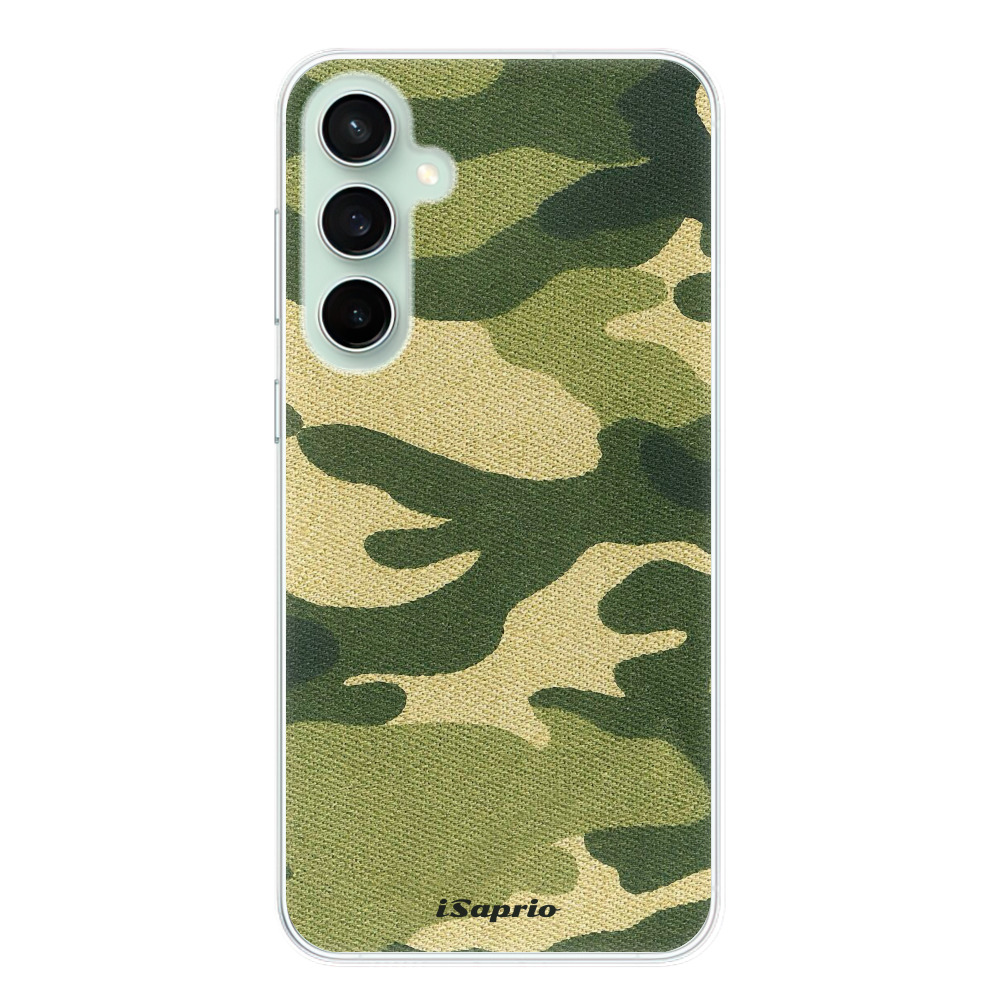 Odolné silikónové puzdro iSaprio - Green Camuflage 01 - Samsung Galaxy S23 FE