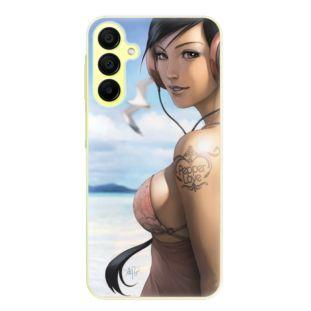 Odolné silikónové puzdro iSaprio - Girl 02 - Samsung Galaxy A15 / A15 5G
