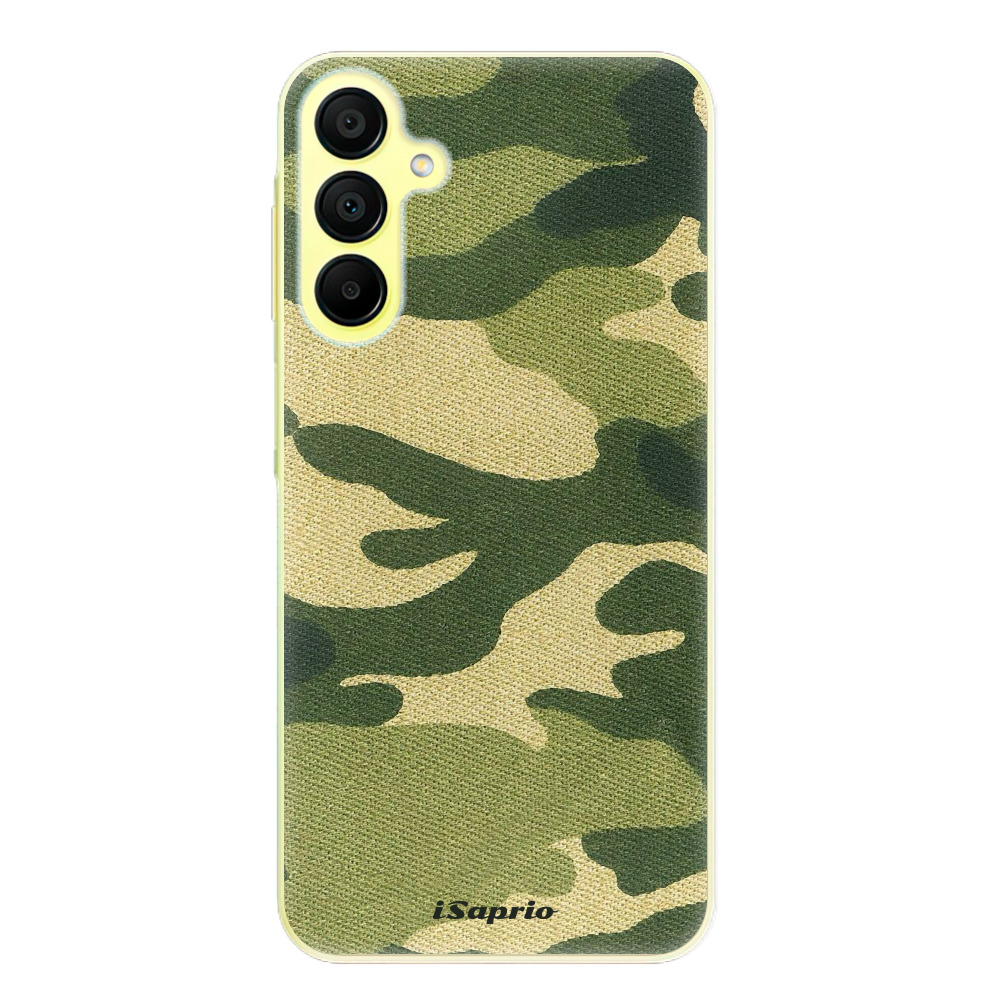 Odolné silikónové puzdro iSaprio - Green Camuflage 01 - Samsung Galaxy A15 / A15 5G