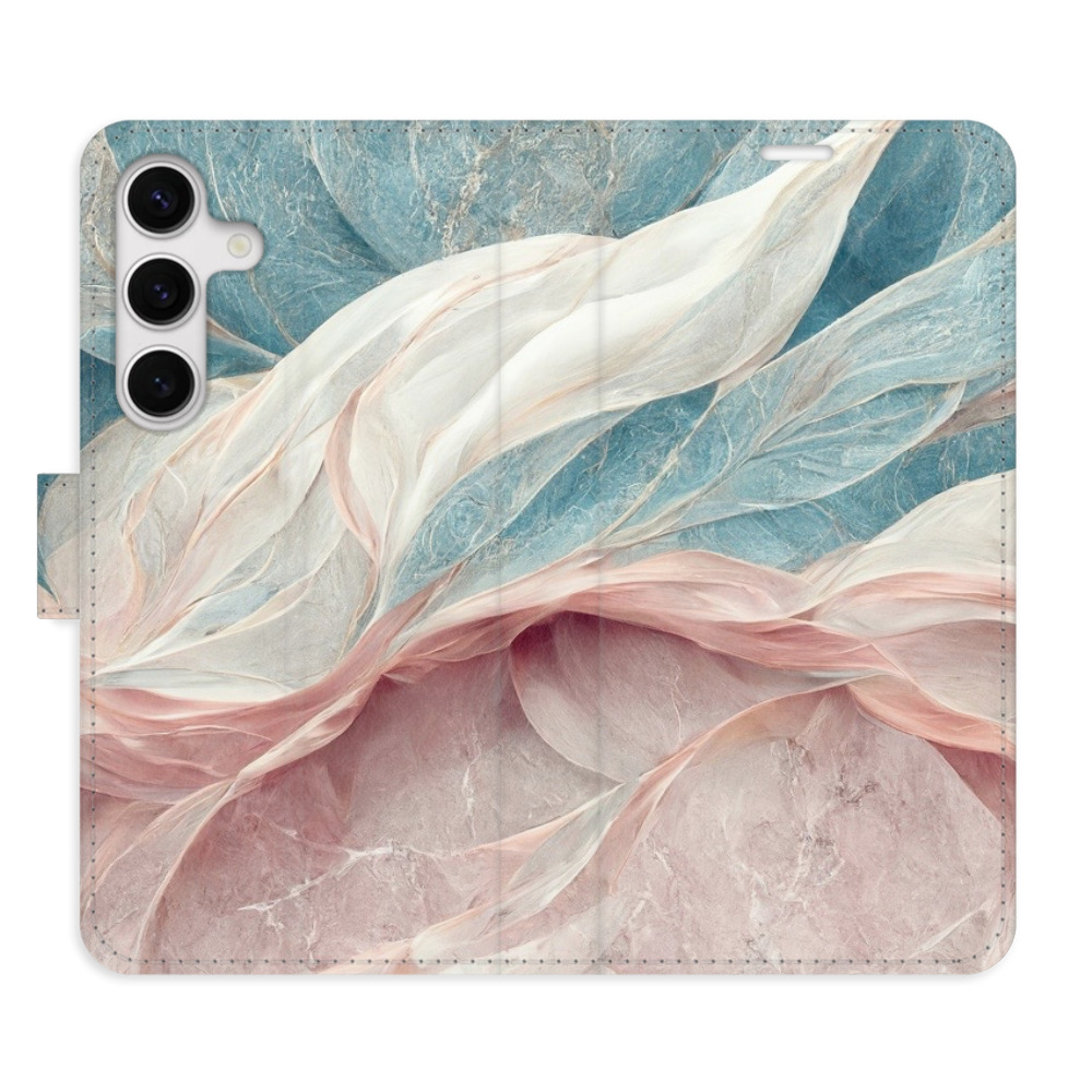 Flipové puzdro iSaprio - Old Leaves 03 - Samsung Galaxy S24