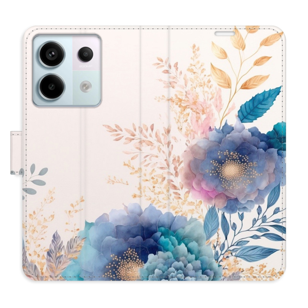 Flipové puzdro iSaprio - Ornamental Flowers 03 - Xiaomi Redmi Note 13 Pro 5G / Poco X6 5G